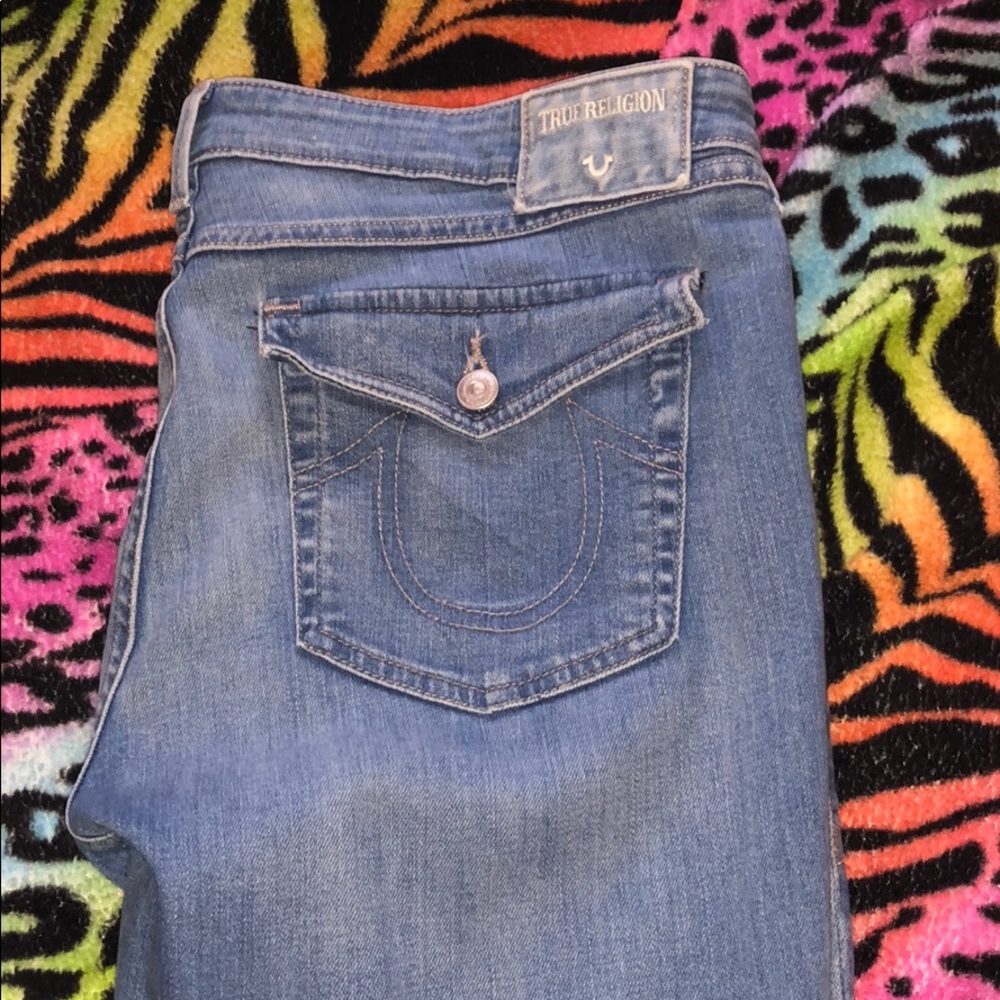 True Religion Blue Skinny Jeans
